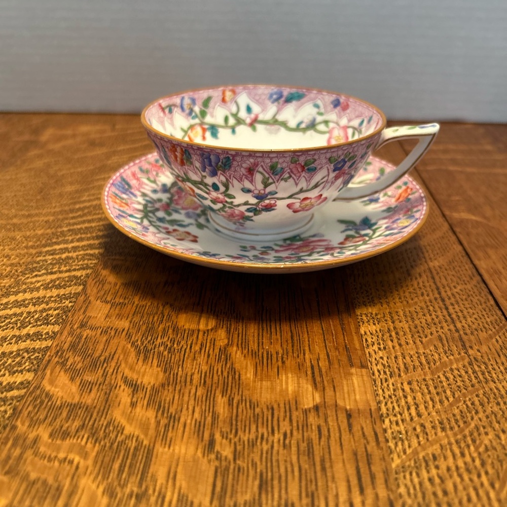 Rare Antique Minton Ryrie Brothers Toronto Teacup and Saucer
